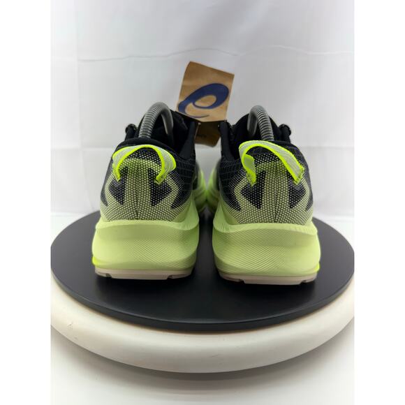 Asics Trabuco Max 3 Womens Size 9.5 Trail Running Shoes Black Green 1012B606 - Picture 6 of 10